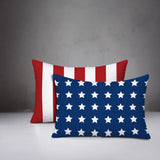 Freedom Day 2 Sets Indoor/Outdoor Reversible Rectangular Pillow