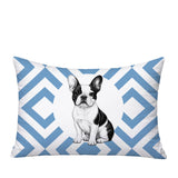 French Bulldog  Indoor/Outdoor Reversible Rectangular Pillow