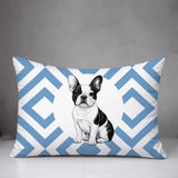 French Bulldog  Indoor/Outdoor Reversible Rectangular Pillow