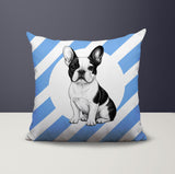 French Bulldog  Indoor/Outdoor Reversible Square Pillow