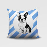 French Bulldog  Indoor/Outdoor Reversible Square Pillow