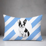 French Bulldog  Indoor/Outdoor Reversible Rectangular Pillow