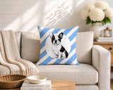French Bulldog  Indoor/Outdoor Reversible Square Pillow