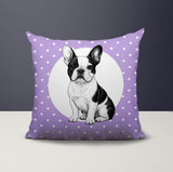 French Bulldog  Indoor/Outdoor Reversible Square Pillow