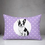 French Bulldog  Indoor/Outdoor Reversible Rectangular Pillow