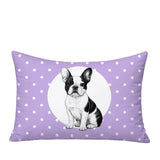 French Bulldog  Indoor/Outdoor Reversible Rectangular Pillow