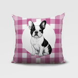 French Bulldog  Indoor/Outdoor Reversible Square Pillow