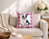 French Bulldog  Indoor/Outdoor Reversible Square Pillow
