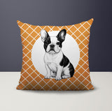 French Bulldog  Indoor/Outdoor Reversible Square Pillow