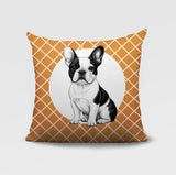 French Bulldog  Indoor/Outdoor Reversible Square Pillow