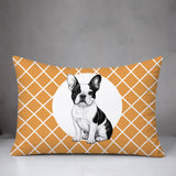 French Bulldog  Indoor/Outdoor Reversible Rectangular Pillow