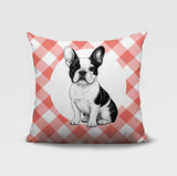 French Bulldog  Indoor/Outdoor Reversible Square Pillow