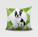 French Bulldog  Indoor/Outdoor Reversible Square Pillow