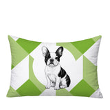 French Bulldog  Indoor/Outdoor Reversible Rectangular Pillow