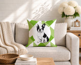 French Bulldog  Indoor/Outdoor Reversible Square Pillow