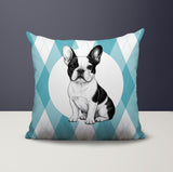French Bulldog  Indoor/Outdoor Reversible Square Pillow