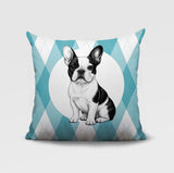 French Bulldog  Indoor/Outdoor Reversible Square Pillow