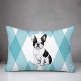 French Bulldog  Indoor/Outdoor Reversible Rectangular Pillow