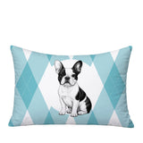 French Bulldog  Indoor/Outdoor Reversible Rectangular Pillow
