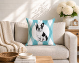 French Bulldog  Indoor/Outdoor Reversible Square Pillow