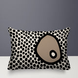 Frida Abstract Reversible Indoor/Outdoor Rectangular Pillow