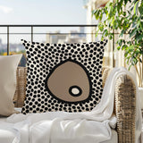 Frida Abstract Square Indoor/Outdoor Throw Pillow