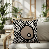 Frida Abstract Square Indoor/Outdoor Throw Pillow