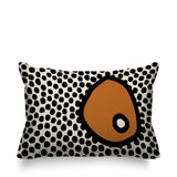 Frida Abstract Reversible Indoor/Outdoor Rectangular Pillow
