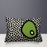 Frida Abstract Reversible Indoor/Outdoor Rectangular Pillow
