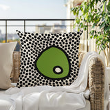 Frida Abstract Square Indoor/Outdoor Throw Pillow
