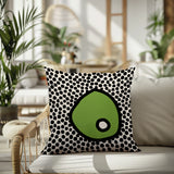 Frida Abstract Square Indoor/Outdoor Throw Pillow