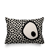 Frida Abstract Reversible Indoor/Outdoor Rectangular Pillow