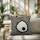 Frida Abstract Square Indoor/Outdoor Throw Pillow