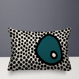 Frida Abstract Reversible Indoor/Outdoor Rectangular Pillow
