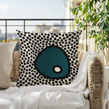 Frida Abstract Square Indoor/Outdoor Throw Pillow