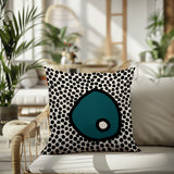 Frida Abstract Square Indoor/Outdoor Throw Pillow