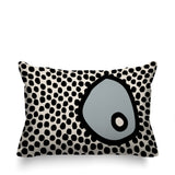 Frida Abstract Reversible Indoor/Outdoor Rectangular Pillow