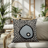 Frida Abstract Square Indoor/Outdoor Throw Pillow