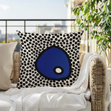 Frida Abstract Square Indoor/Outdoor Throw Pillow