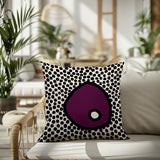 Frida Abstract Square Indoor/Outdoor Throw Pillow
