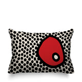 Frida Abstract Reversible Indoor/Outdoor Rectangular Pillow