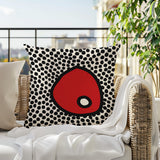 Frida Abstract Square Indoor/Outdoor Throw Pillow