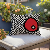 Frida Abstract Reversible Indoor/Outdoor Rectangular Pillow