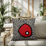 Frida Abstract Square Indoor/Outdoor Throw Pillow