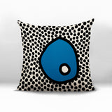 Frida Abstract Square Indoor/Outdoor Throw Pillow