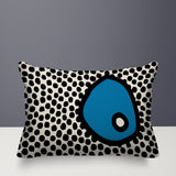 Frida Abstract Reversible Indoor/Outdoor Rectangular Pillow