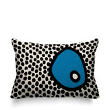 Frida Abstract Reversible Indoor/Outdoor Rectangular Pillow