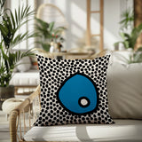 Frida Abstract Square Indoor/Outdoor Throw Pillow