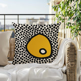 Frida Abstract Square Indoor/Outdoor Throw Pillow