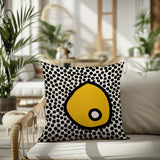 Frida Abstract Square Indoor/Outdoor Throw Pillow